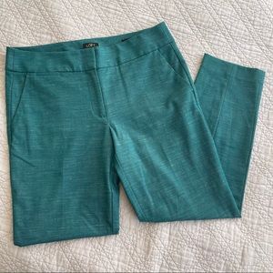 LOFT Teal Straight Leg Pants